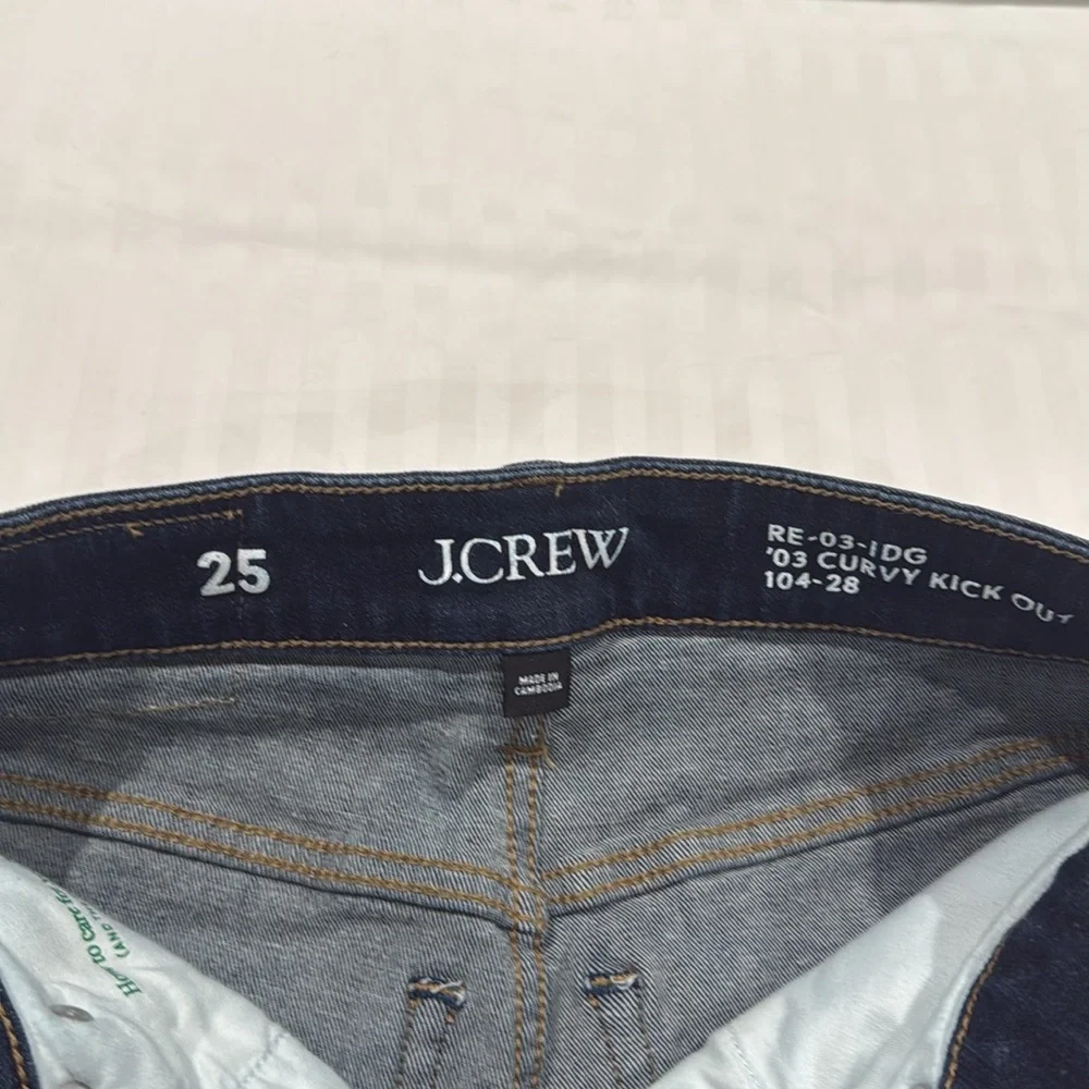 NWOT J.CREW Curvy cropped‎ kickout jean in 2003 super-stretch